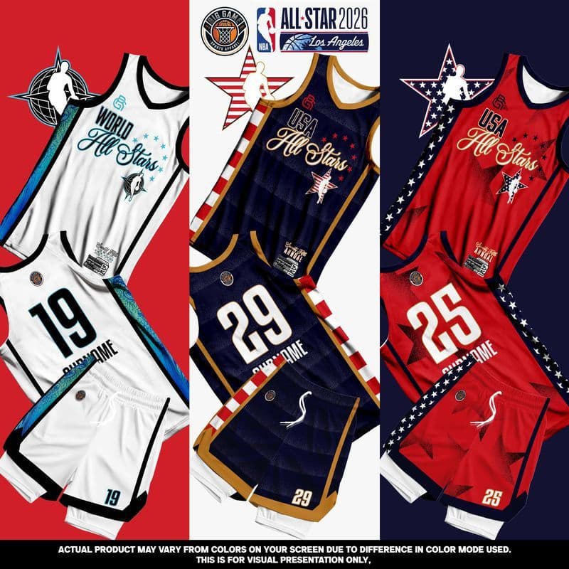 ALL STAR basketball jersey design