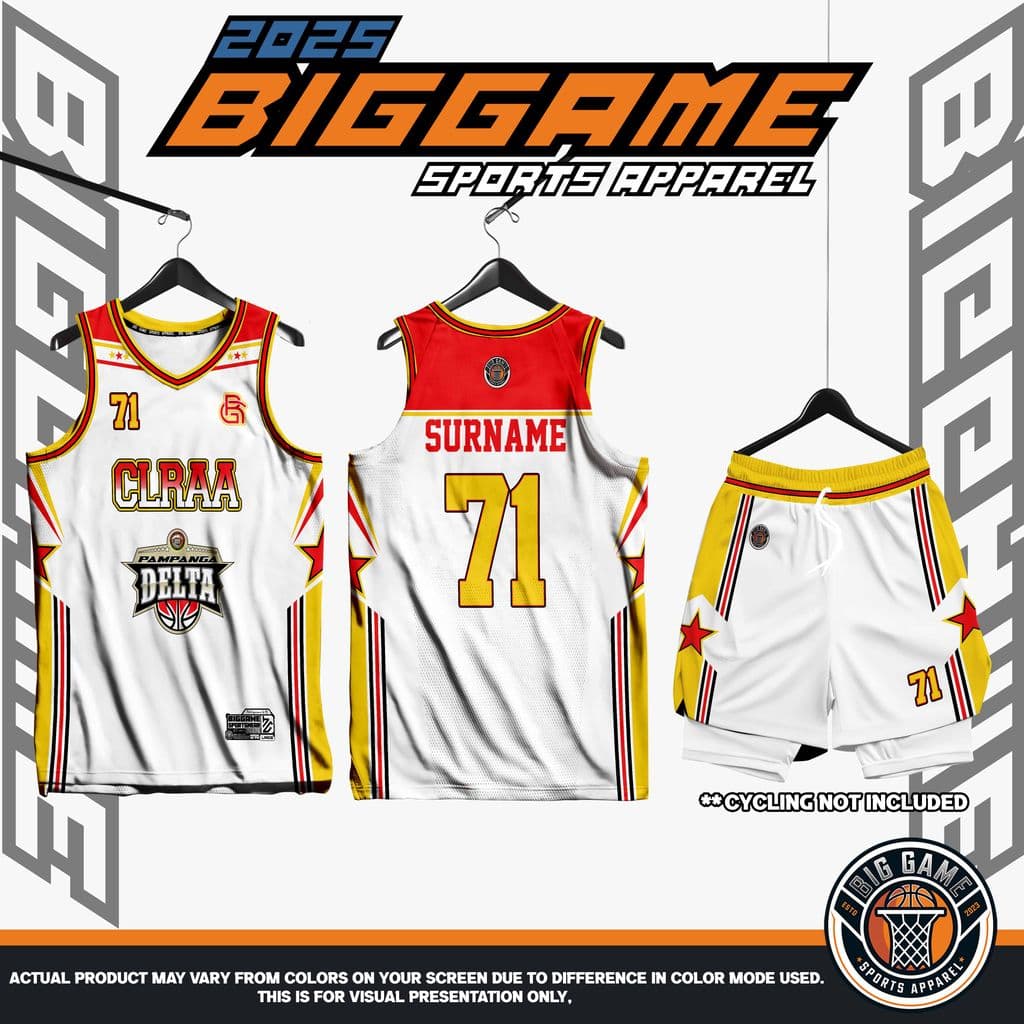CLRAA basketball jersey design