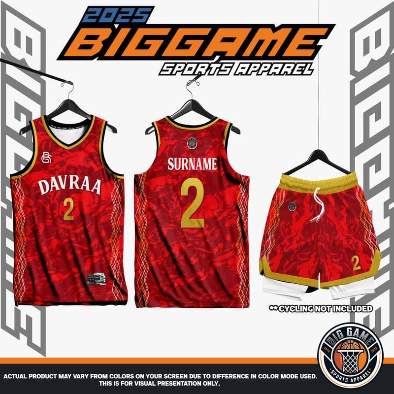 DAVRAA basketball jersey design