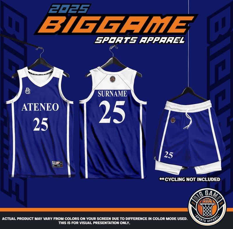 ATENEO basketball jersey design