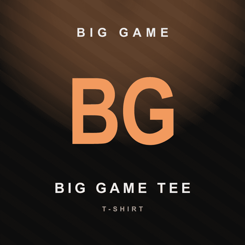 Big Game Tee — Big Game Sports Apparel