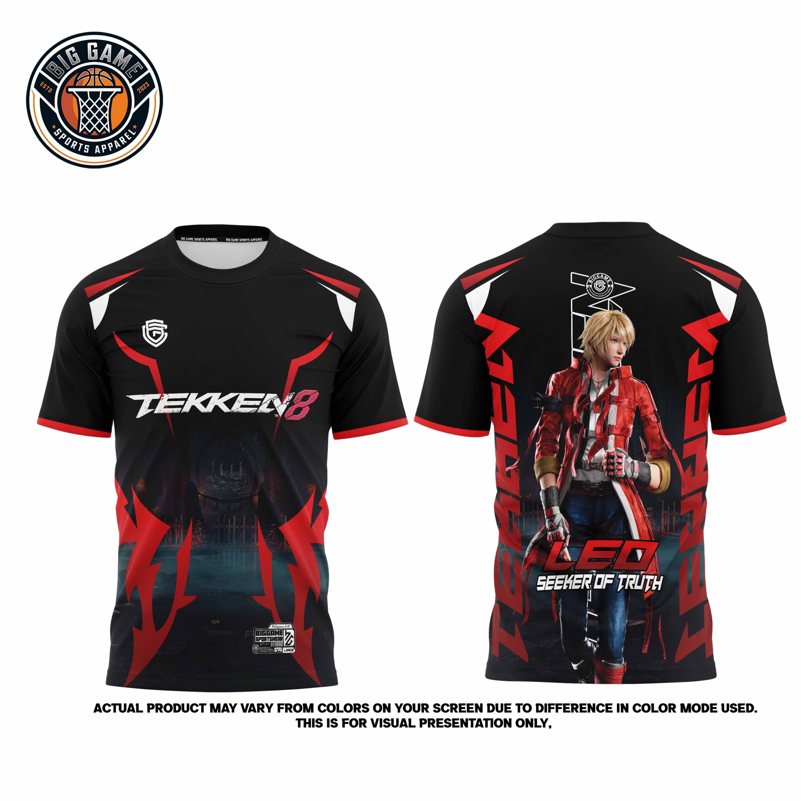 Leo Tekken 8 t-shirt set view