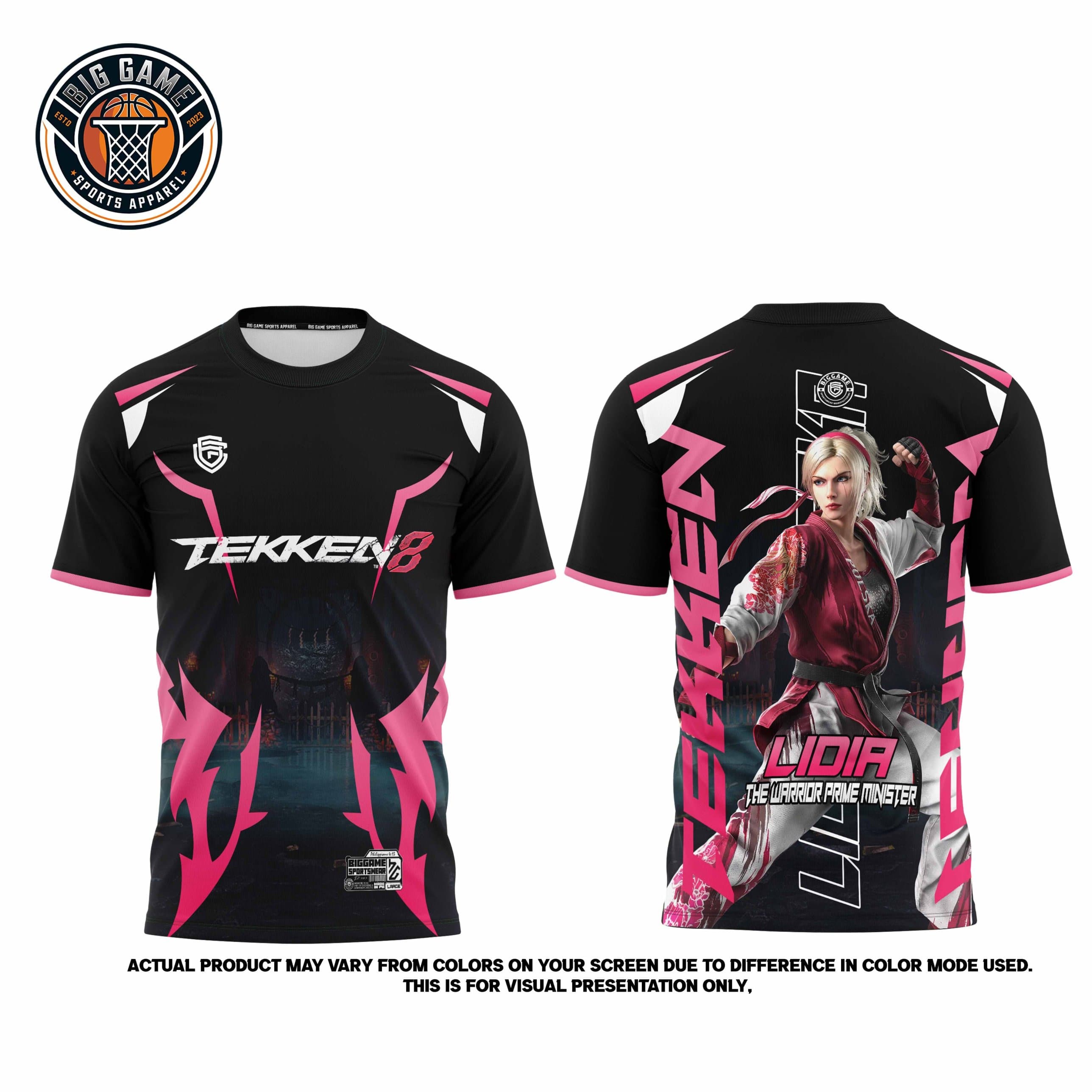 Lidia Tekken 8 t-shirt set view
