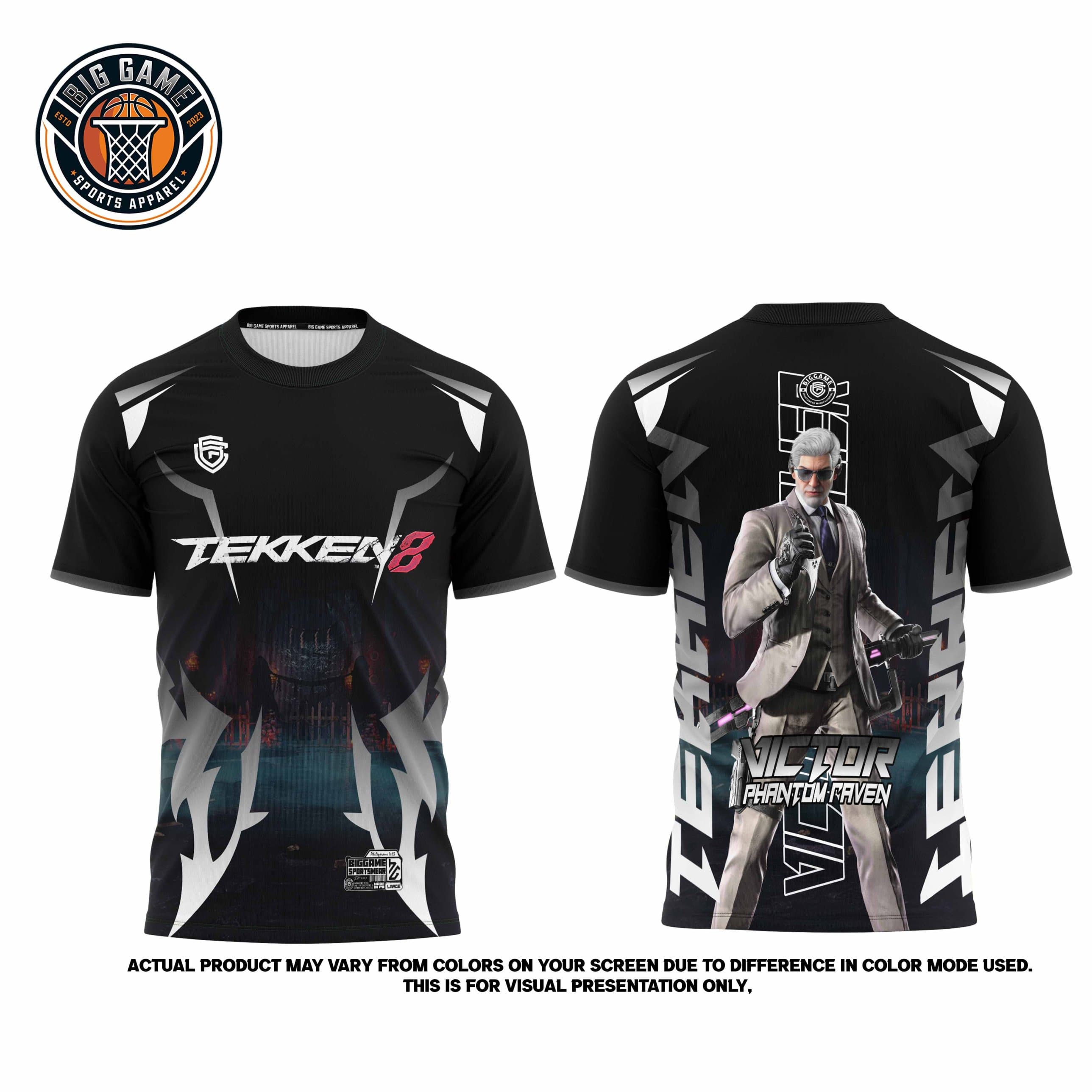 Victor Tekken 8 t-shirt set view