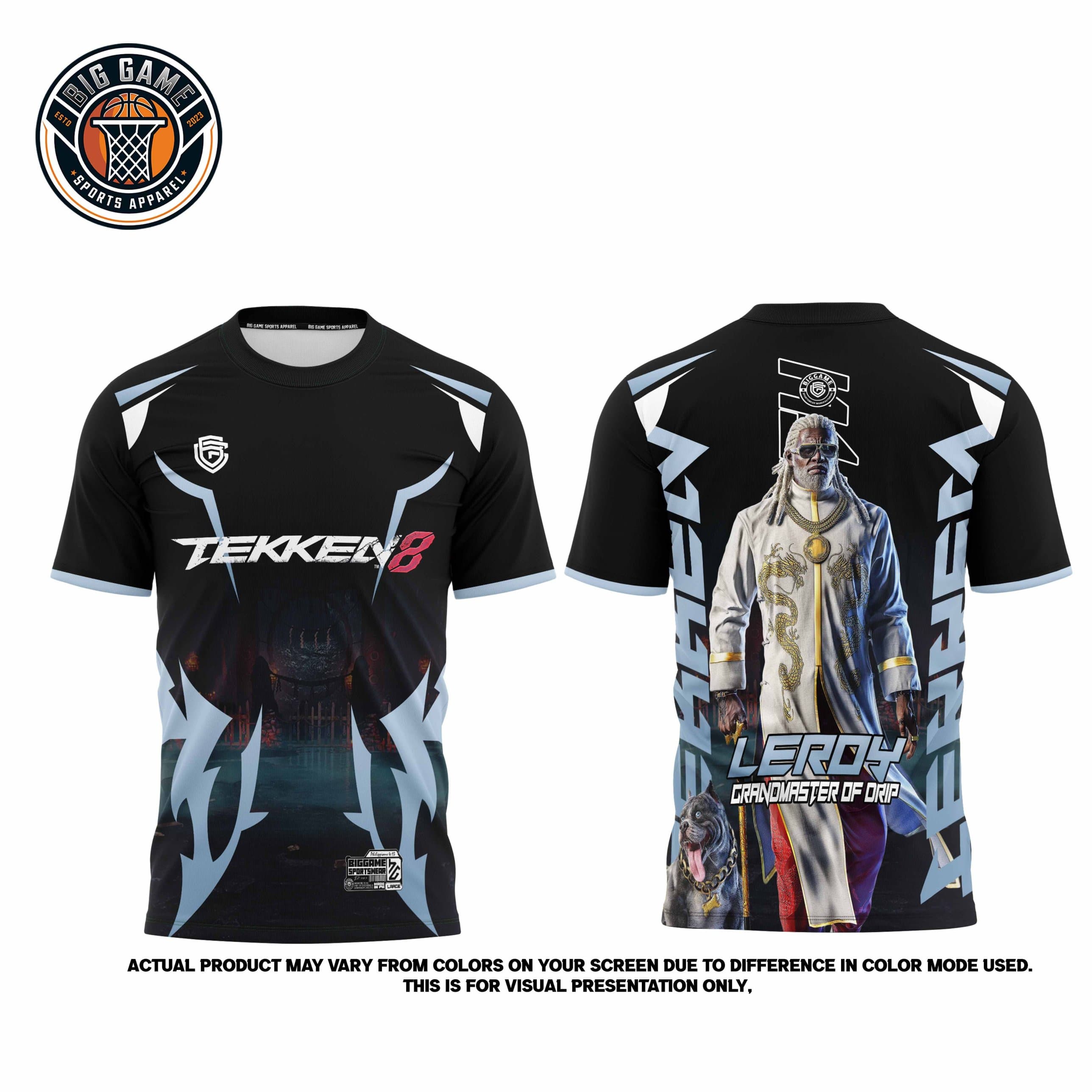 Leroy Tekken 8 t-shirt set view