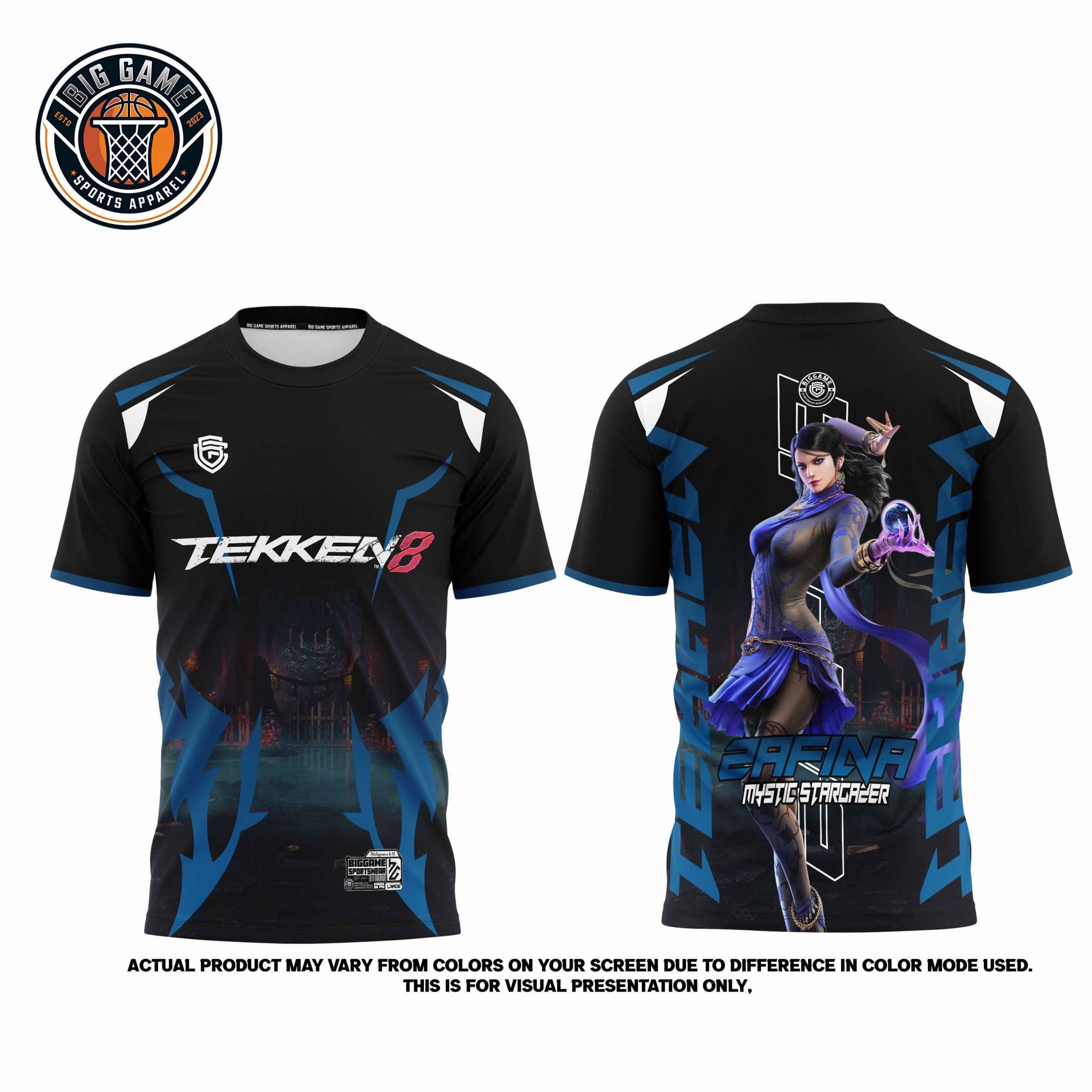 Zafina Tekken 8 t-shirt set view