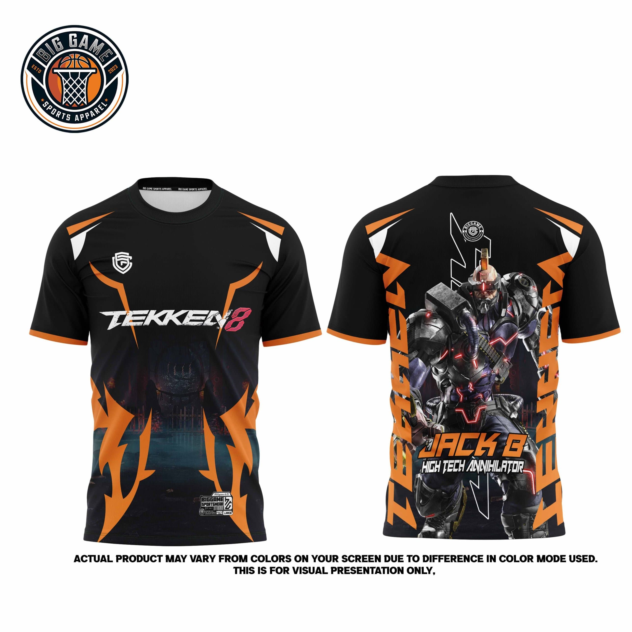 Jack-8 Tekken 8 t-shirt set view