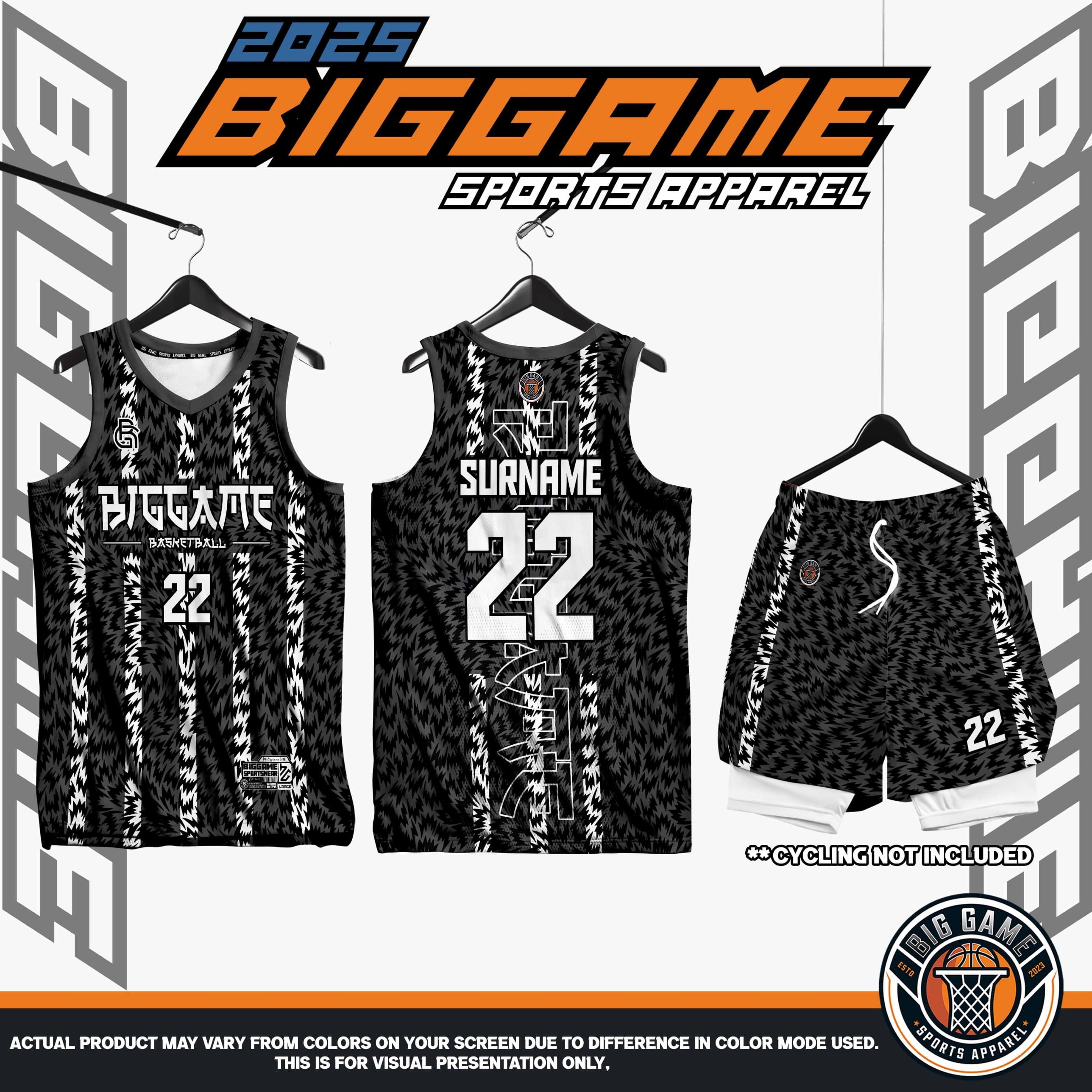 WILD CARD basketball jersey and shorts set