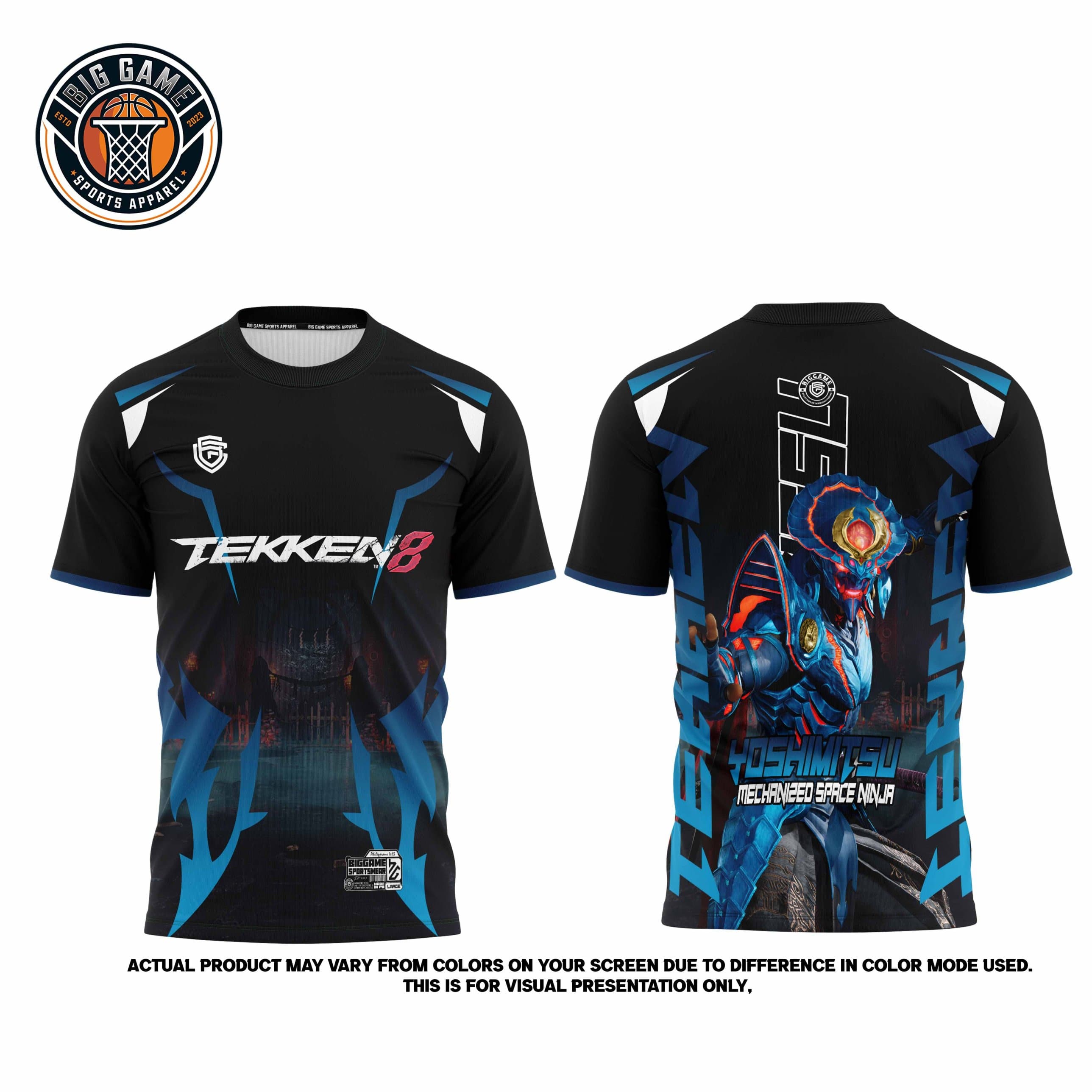 Yoshimitsu Tekken 8 t-shirt set view