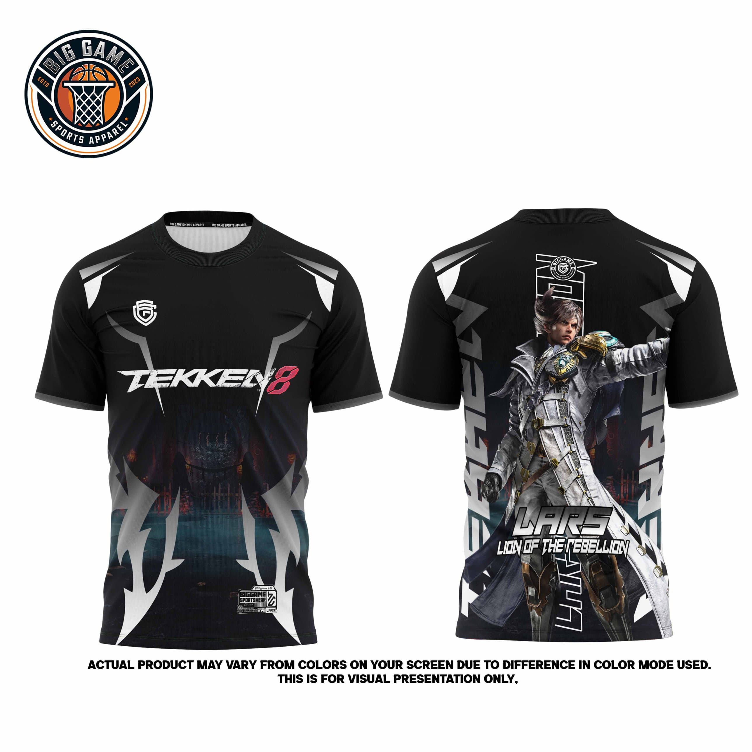 Lars Tekken 8 t-shirt set view