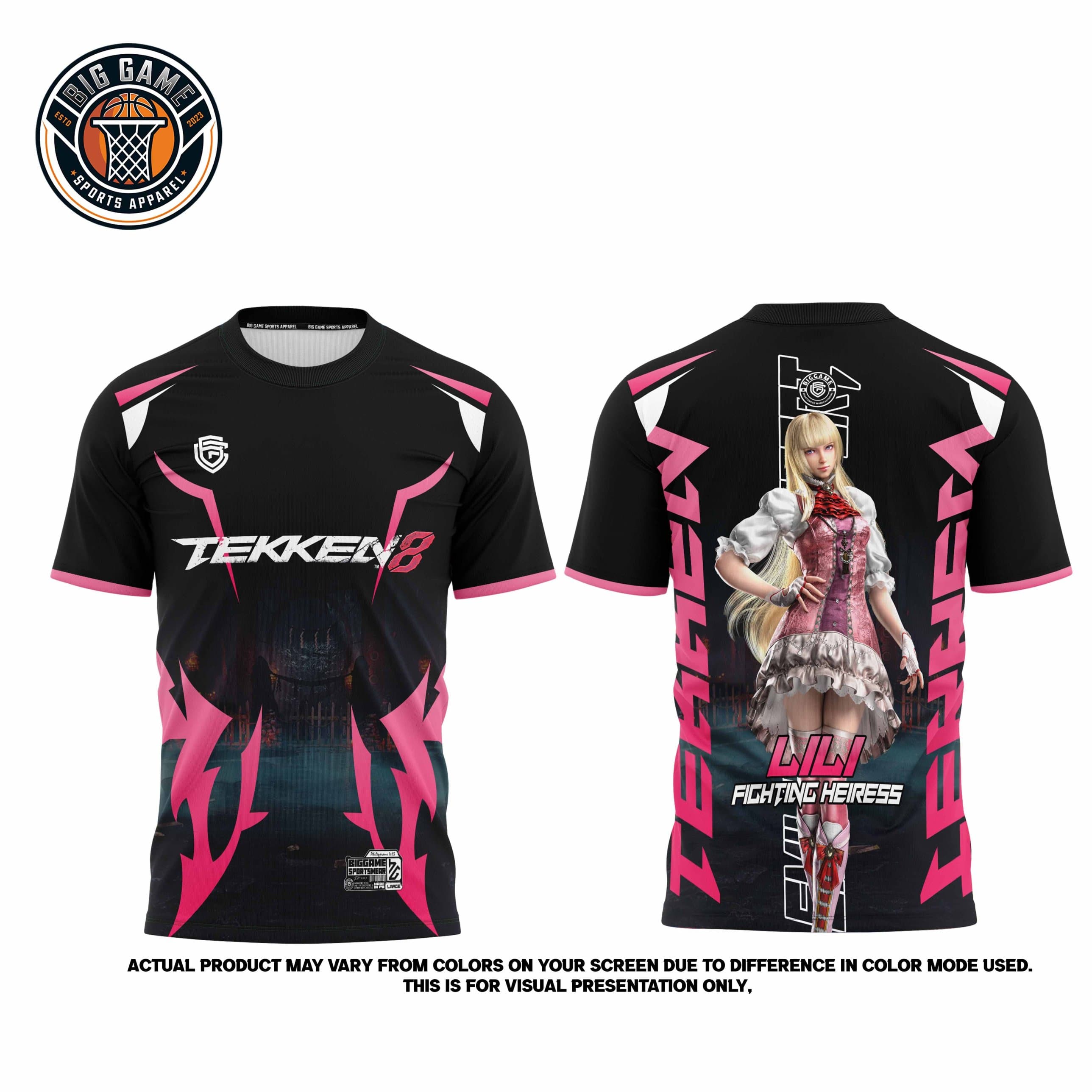 Lili Tekken 8 t-shirt set view