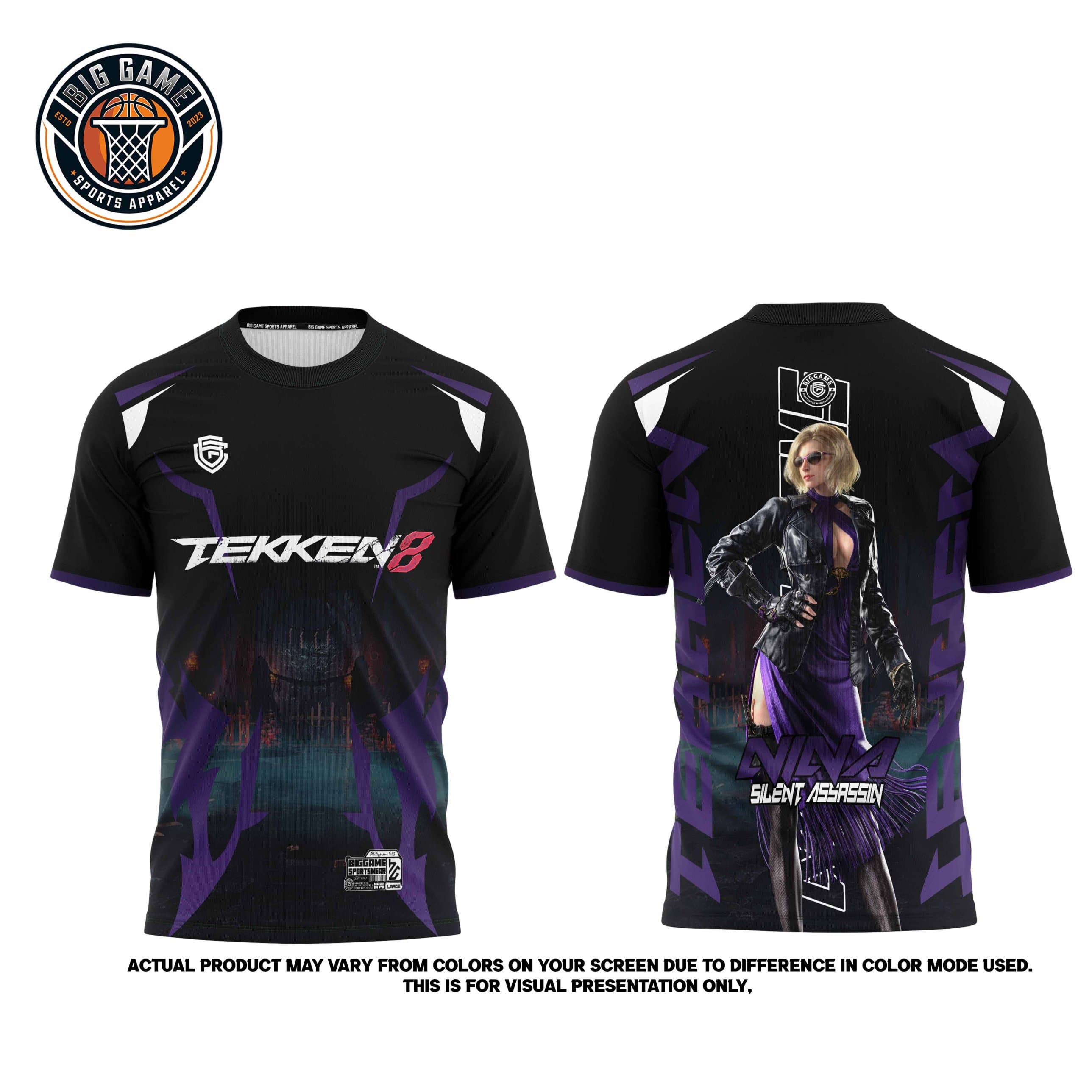 Nina Tekken 8 t-shirt set view