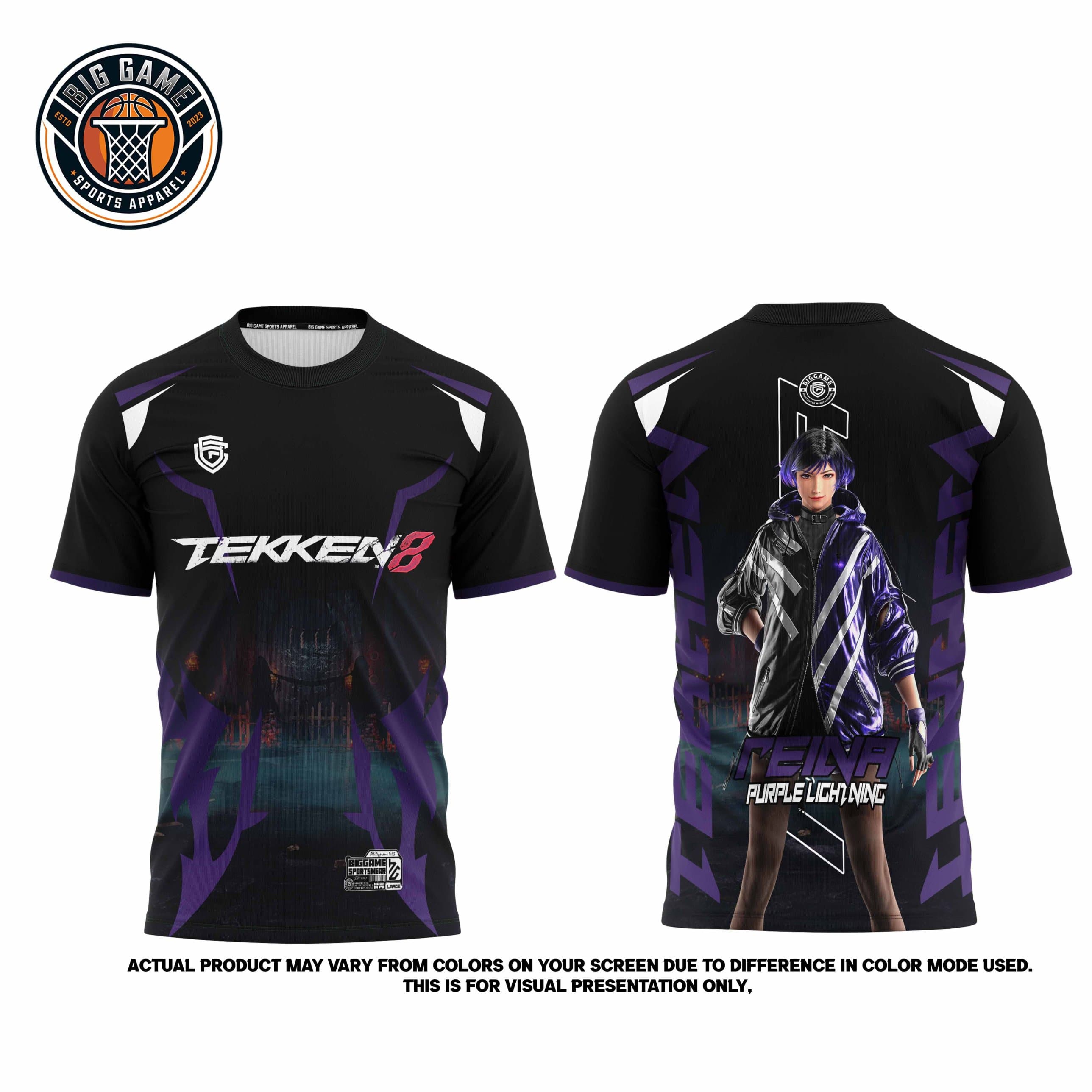 Reina Tekken 8 t-shirt set view